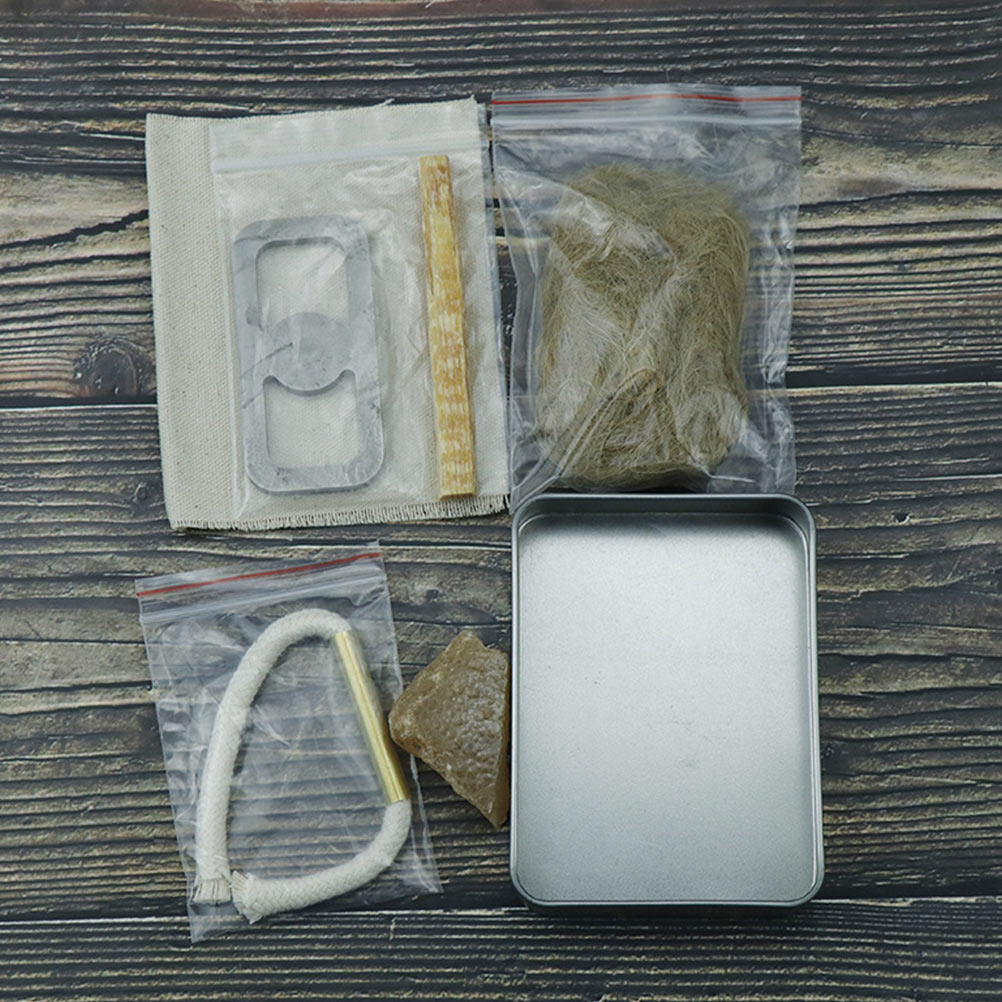 Fire Starting Kit - 1 Set Fire Starter Rope Camping