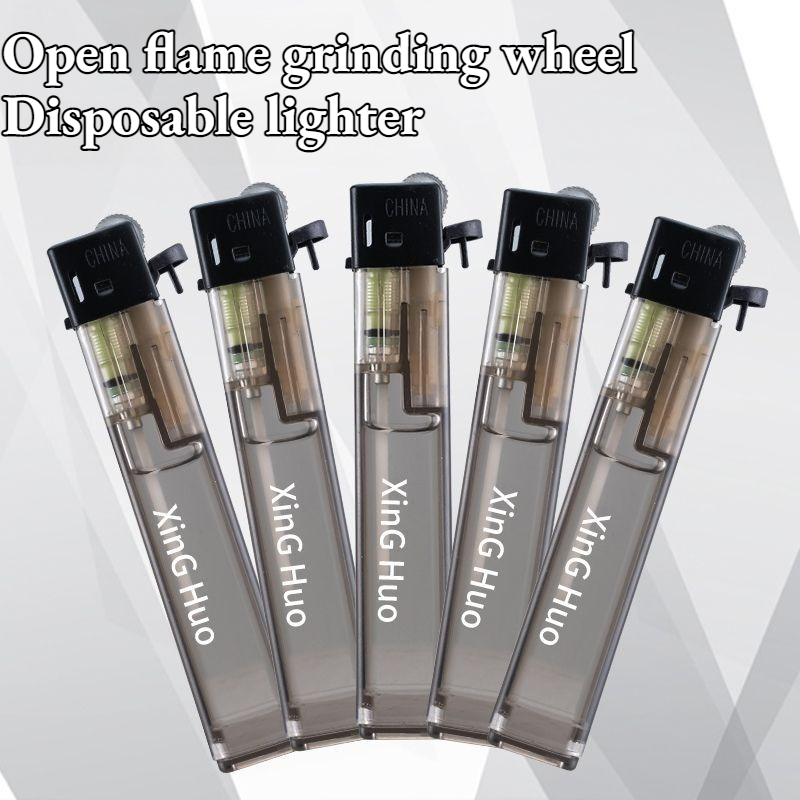 Fire Starting Kit - Mini Disposable Lighters, Slim Transparent Gas