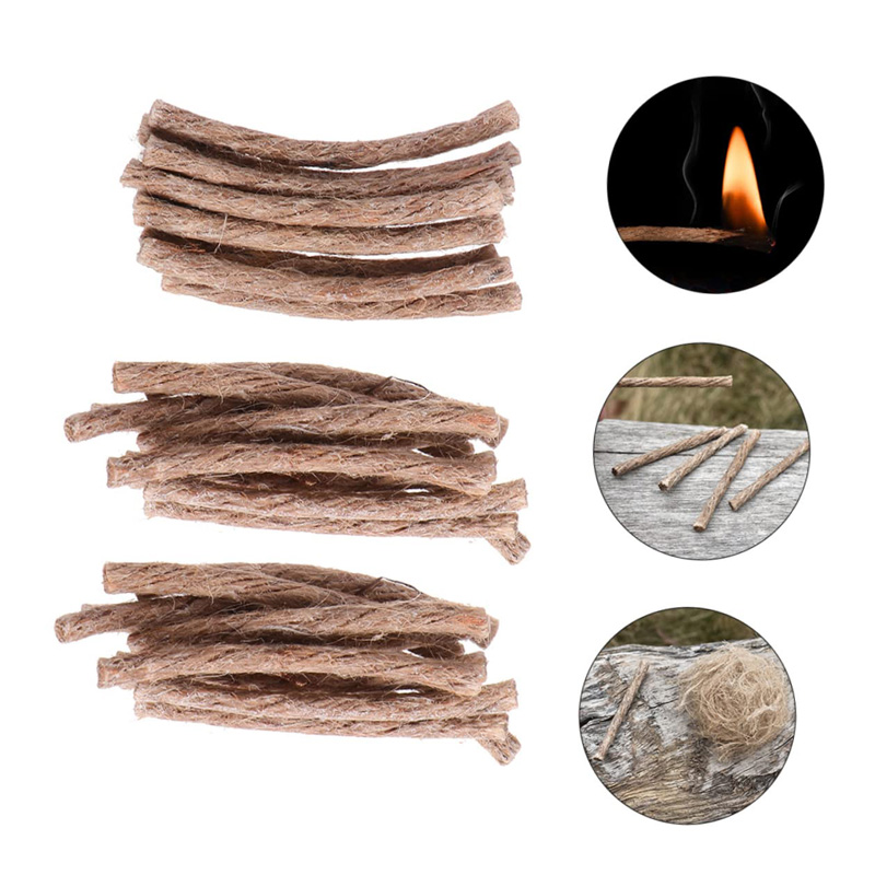 12/24Pcs Survival Wick Hemp Co - Fire Starting Kit review and price