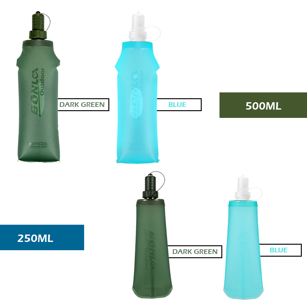 250ml 500ml Foldable Water Bag - Water Bag Collapsible review and price